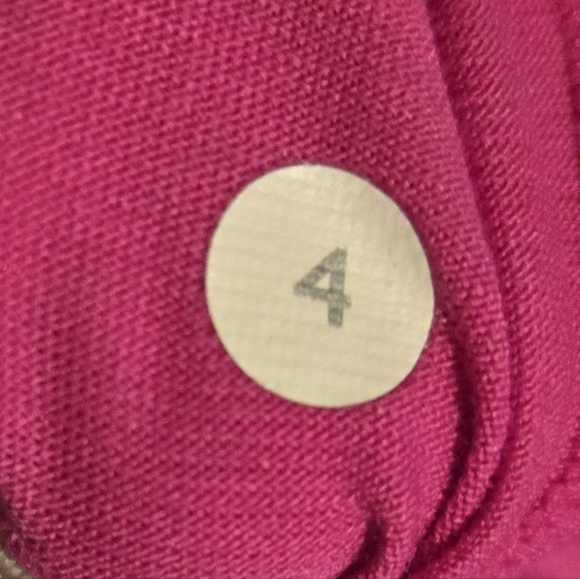 Lululemon Lulu Scoop Neck Tank Top Grey Pink Women's Size 4 - Picture 5 of 5